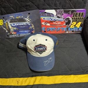 Autograph Lot Of Jimmie Johnson and Jeff Gordon